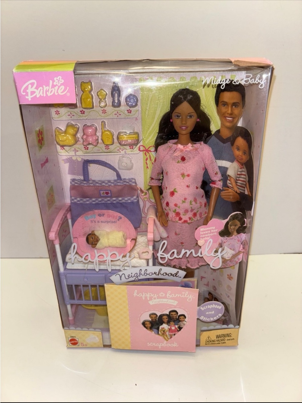 NEW Barbie Midge & Baby Happy Family Neighborhood Doll Playset #C6071 . 2003